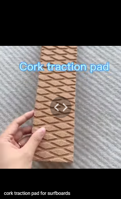 cork traction pad for surfboards